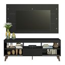 Ver imagem 4 de Rack com Painel para Tv até 65 Polegadas com Pés Preto Texas Madesa