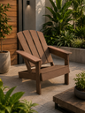 Ver imagem 3 de Cadeira Adirondack Madeira Plástica Maciça Lanci/ Lc-09 Marrom