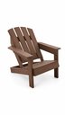 Ver imagem 1 de Cadeira Adirondack Madeira Plástica Maciça Lanci/ Lc-09 Marrom