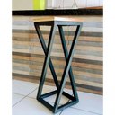 Ver imagem 4 de Banqueta Mark Y de Metalon com Assento de Madeira Preto