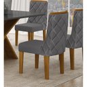 Ver imagem 5 de Conjunto Sala de Jantar Mesa 160cm 6 Cadeiras Pérola Leifer