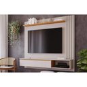 Ver imagem 1 de Home para TV Panama Plus até 60 Polegadas c/ 1 Porta e 1 Nicho Off White/Nature - Permóbili