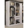 Guarda Roupa sem Portas Closet Modulado Linha Modulado Adapt Arm158amdp Kappesberg - Branco - 2