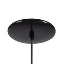 Ver imagem 2 de Pendente Meia Lua 34cm Luminária Alumínio Preto Fosco C/ Cobre