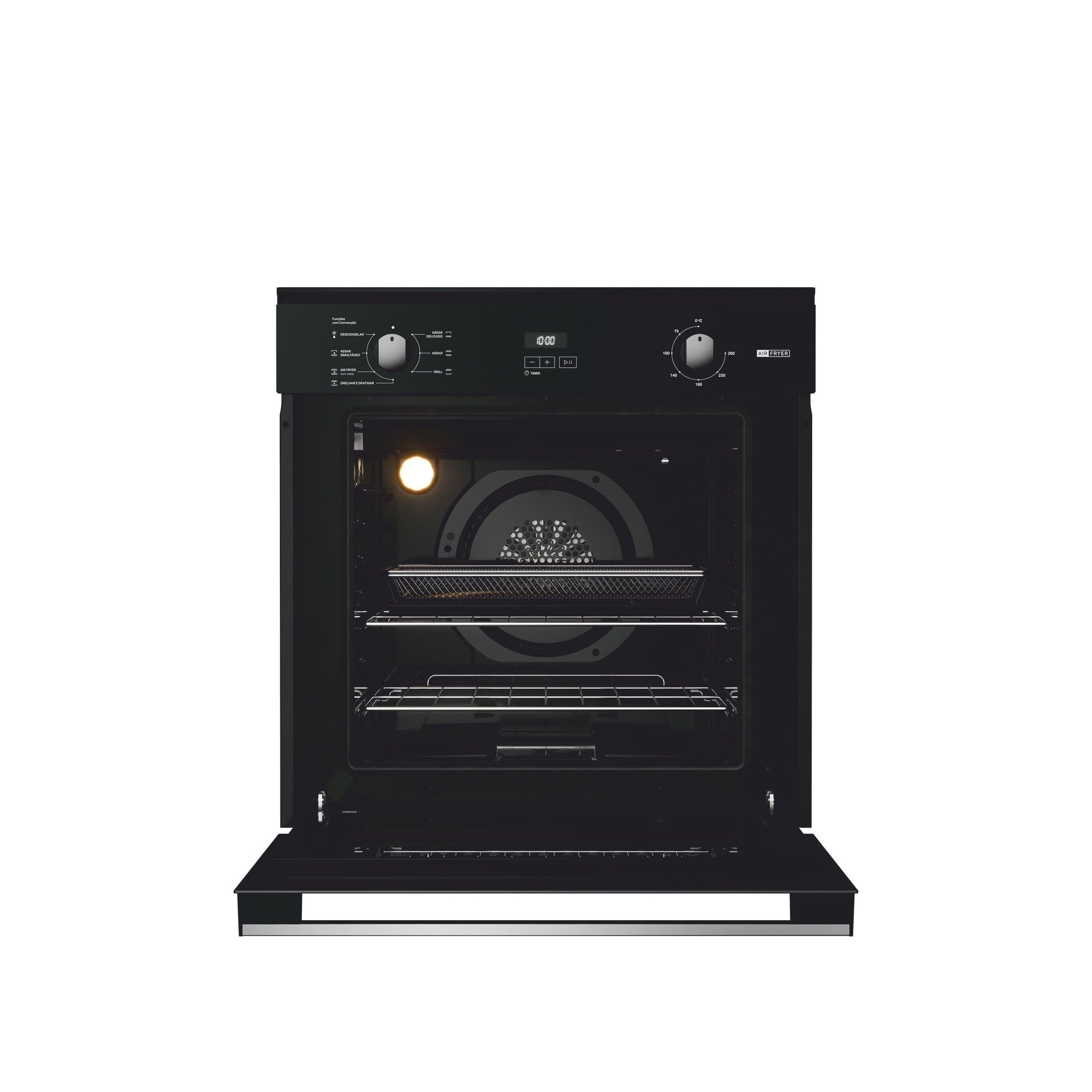 Forno de Embutir Elétrico com Função Air Fryer Brastemp - BOF84AE 220v - 4