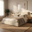Ver imagem 7 de Cabeceira Casal 140 cm Malu com Frame Boucle Tca 310 Corino Tcs 725 Peer