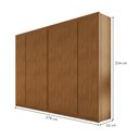 Ver imagem 4 de Guarda-roupa Casal Santorini 6 Portas 6 Gavetas 100% Mdf Cedro - Josandro