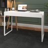Mesa Escrivaninha Golia Branca com 2 Gavetas 120x50 - 8