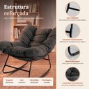 Ver imagem 3 de Cadeira Poltrona de Balanço Nut Chair Acquablock Sala Quarto