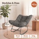 Ver imagem 4 de Cadeira Poltrona de Balanço Nut Chair Acquablock Sala Quarto