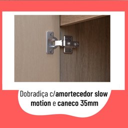 Armário de Cozinha Aéreo com iluminação 200cm Caiena Thela - 8 Armário de Cozinha Aéreo com iluminação 200cm Caiena Thela - 8