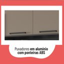 Ver imagem 6 de Armário de Cozinha Aéreo com iluminação 200cm Caiena Thela