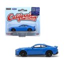 Ver imagem 1 de Carrinho Miniatura Ford Mustang Azul 1:64 California
