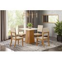 Ver imagem 2 de Mesa Jantar Dora 90 4 Cadeiras Milla Linho - Henn