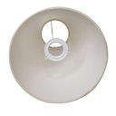 Ver imagem 4 de Cúpula de Abajur 39x13x29cm Tecido Algodão Soquete Nacional Ref 09A