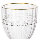 Ver imagem 5 de Jogo de Taças de Cristal Transparente Fio de Ouro Imperial 330ml 6 Peças - Lyor