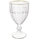 Ver imagem 2 de Jogo de Taças de Cristal Transparente Fio de Ouro Imperial 330ml 6 Peças - Lyor