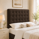 Ver imagem 4 de Cabeceira Ana Estofada Boucle p/ Cama Box Casal 140cm Quarto