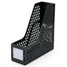 Suporte Organizador de Mesa Porta Revistas Livros Pasta Objetos Individual Preto - 1