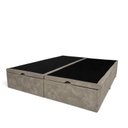 Ver imagem 3 de Base Box Baú Queen Bipartida Suede 1,58x1,98