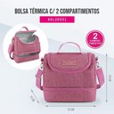 Ver imagem 3 de Conjunto Bolsa Térmica Pote Marmita Porta Escova e Porta Talheres Concept-analise Rosa