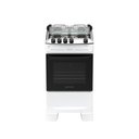 Ver imagem 1 de Fogão 4 Bocas Atlas Mônaco Top Automático Mesa Inox Branco Bivolt