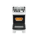 Ver imagem 5 de Fogão 4 Bocas Atlas Mônaco Top Automático Mesa Inox Branco Bivolt
