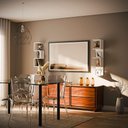 Ver imagem 3 de Prateleira de Canto Lyra 4 Nichos Decorativos Branco para Sala Quarto Livros