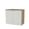 Gabinete Nature 75cm Estilare Gab4011 Carvalho/branco - 2