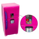 Ver imagem 5 de Mini Freezer de Brinquedo com Formas de Gelo, Gaveteiros e Prateleiras