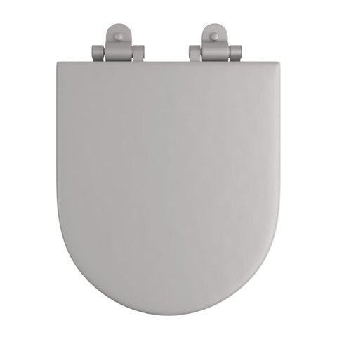 Assento de Poliéster Deca Slow Close Monocromático Soft Antracite Ap.237.cz.85 Deca