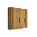 Ver imagem 2 de Guarda-roupa Casal Granada 6 Portas 6 Gavetas Salleto Cinamomo