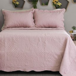 Kit Colcha Cobre Leito New Every Day King Amsterda Rose Cristal Sonhare Sultan - 3