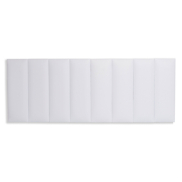Cabeceira Queen Modulada Reta Cama Box Corino Branco - 3