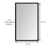 Espelho Moderno Decorativo 63x113cm Decore Pronto - 3