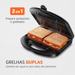 Sanduicheira Mondial Master Grill Inox S-20 750w 220v - 2