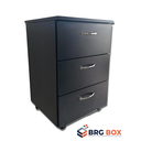 Ver imagem 2 de Gaveteiro 3 Gavetas Mdf com Compartimento Secreto Embaixo do Tampo Armário Secreto - Branco