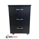 Ver imagem 5 de Gaveteiro 3 Gavetas Mdf com Compartimento Secreto Embaixo do Tampo Armário Secreto - Branco