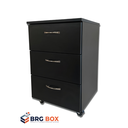 Ver imagem 4 de Gaveteiro 3 Gavetas Mdf com Compartimento Secreto Embaixo do Tampo Armário Secreto - Branco