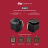 Airfry Fritadeira sem Óleo 7.1l 220v 1700w 80-200 °c Mega Wap Prosdócimo - 6