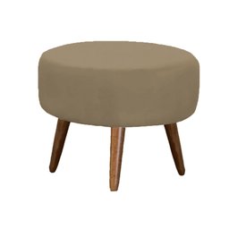 Kit Amamentação Poltrona + Puff + Almofada Suede Cappuccino - Majú Decor - 2
