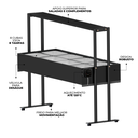Ver imagem 3 de BF811 Buffet Térmico Aquecido 8 Cubas com Tampa 127V