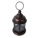 Ver imagem 6 de Luminária de Ferro Porta Vela Rústica Decorativa para Sala de Estar Libertas Rosas Lanterna Rustica