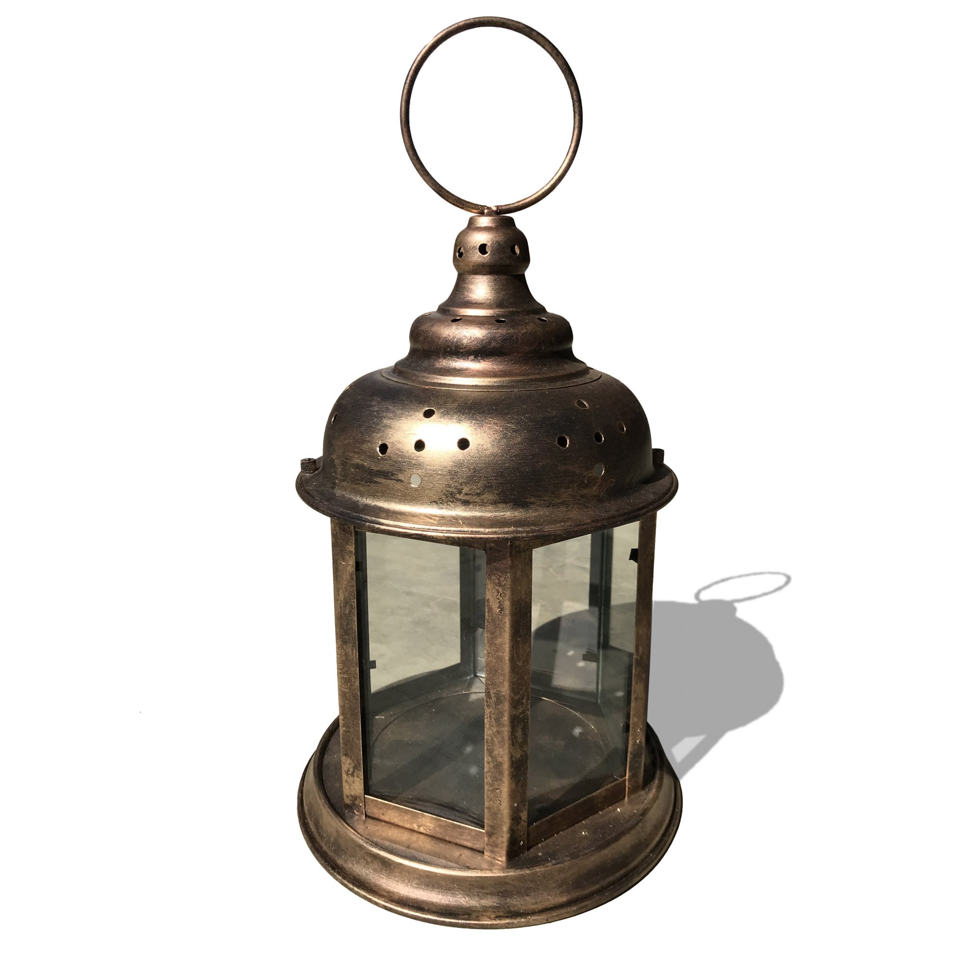 KIBAGA Set Di 2 Lanterne Rustiche Da Fattoria - Decorazione Per Caminetto, Tavolo E Matrimonio