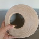 Ver imagem 7 de Vaso Decorativo de Cerâmica Bege 25x20x20cm Enfeite Sala Mesa Estante Aparador