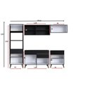 Ver imagem 3 de Cozinha Completa com Tampo 5 Peças 2 Nichos para Forno Requinte Yescasa