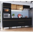 Ver imagem 1 de Cozinha Completa com Tampo 5 Peças 2 Nichos para Forno Requinte Yescasa
