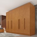 Ver imagem 1 de Guarda Roupa Casal 6 Portas 4 Gavetas 239cm Veneza