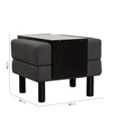 Ver imagem 3 de Conjunto Puff Baú 60cm e Bandeja Antúrio CabeCasa MadeiraOriginals