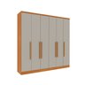 Guarda Roupa Casal 6 Portas 4 Gavetas 239cm Veneza - 2
